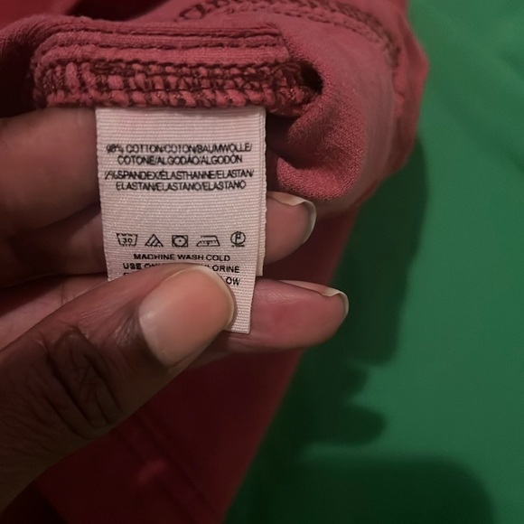 Free People Rust Color Corduroy Mini Skirt size 6 - Picture 5 of 5